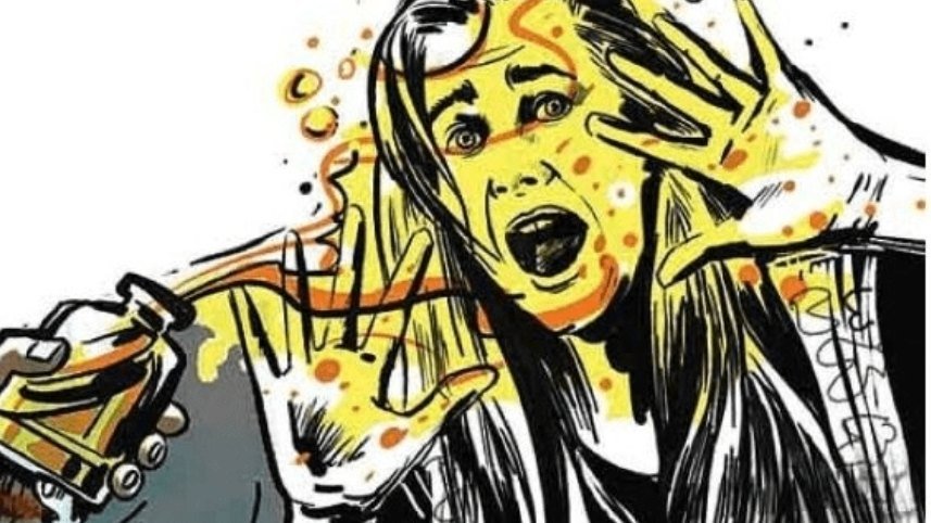 भिलाई के नंदिनी नगर में महिला पर एसिड अटैक